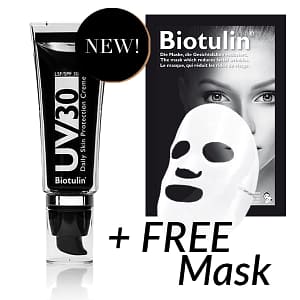 INTRO SPECIAL: Biotulin® UV30 Daily Skin Protection Cream + FREE Biotulin® Bio Cellulose Mask